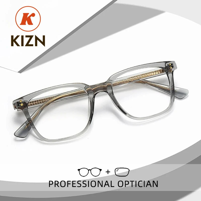 

KIZN New Fashion Glasses Anti Blue Light Women Reading Glasses Men Myopia Prescription Hyperopia Optical Customized Eyeglasses