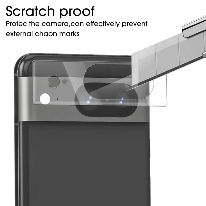 HD Back Camera Tempered Glass Flim for Google Pixel 8/8 Pro 7A 7/7 Pro Clear Camera Lens Protector for Google Pixel 8 7 Series