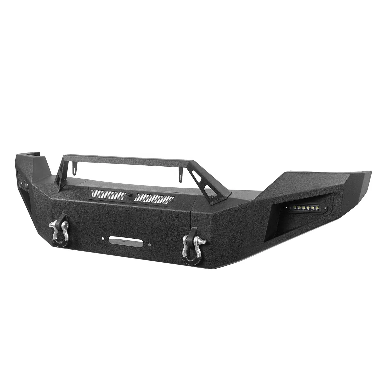 

Factory Price Full Width Front Bumper with Winch Plate & LED Lights for Ford F-250 F-350 2011 2012 2013 2014 2015 2016