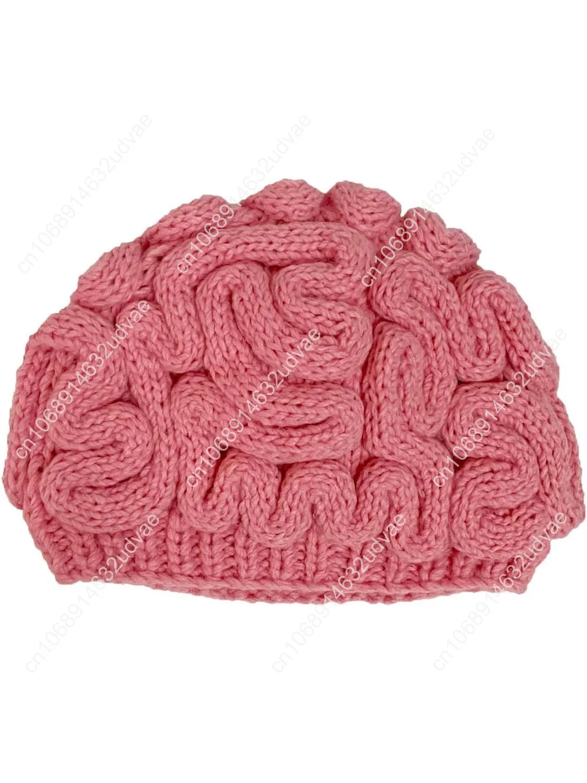 

BOMHCS Knitted Crochet Brain Hat Unique Halloween Funny Thinking Cap Men Women Beanie