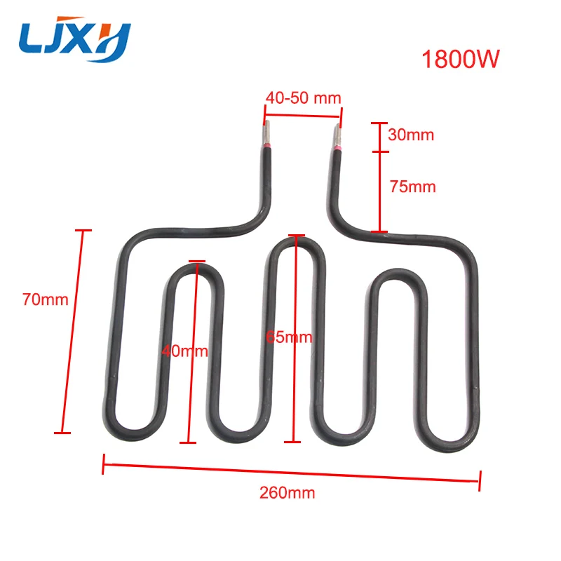 LJXH 220V 1450W 1800W Simfer Spare Parts Oven Heating Element 301SUS Tubular Electric Heater