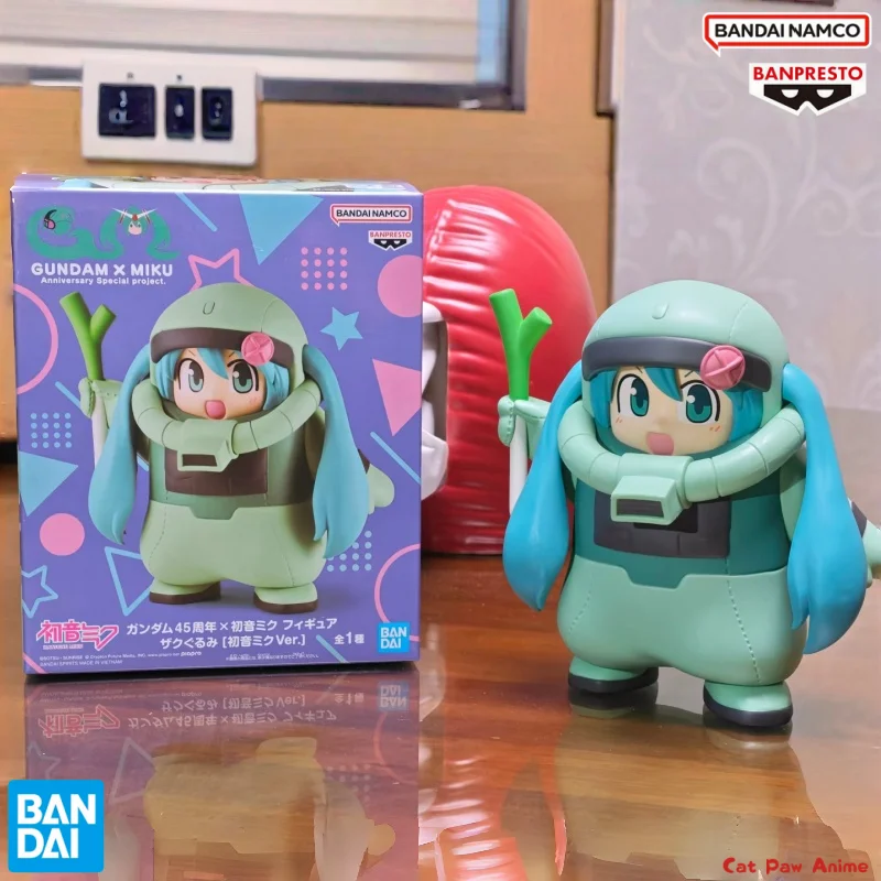 

Bandai Eyewear Factory 45th Anniversary Hatsune Miku Action Figure Collectible Toy Zaku Doll Costume Anime Figurine