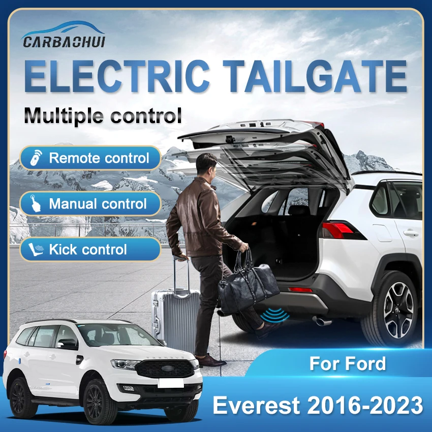 

Car Electric Tailgate Auto Lift Smart Electric Trunk Drive Door Close For Ford Everest 2016-2025 Kick Sensor Rear Door Power Kit