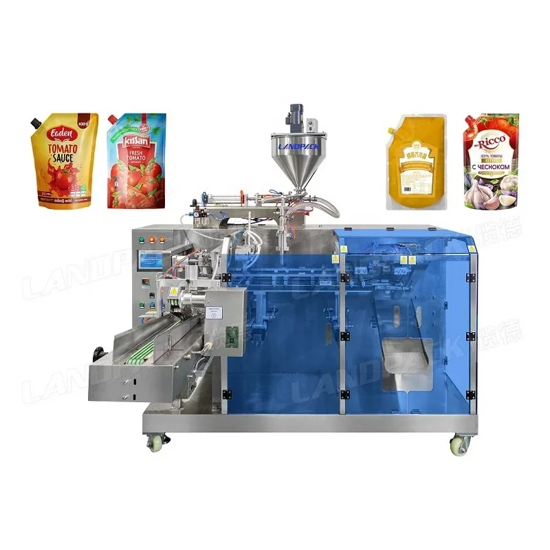 Filling and packing machine for 5-500 ketchup suction Doy bags