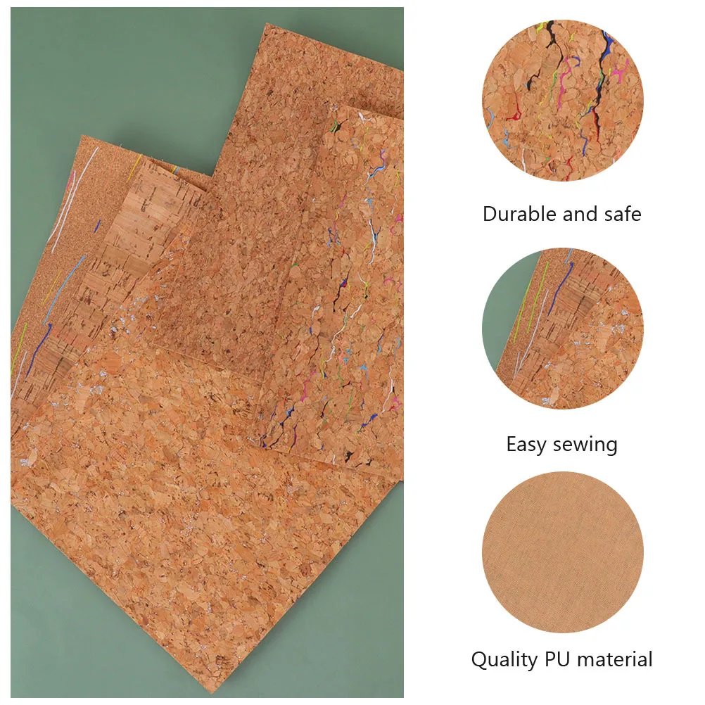 

8 pcs Sheet Diy Pu For Crafts Making Artificial Sheets Jewelry Bags Hats Headband Sewing Material