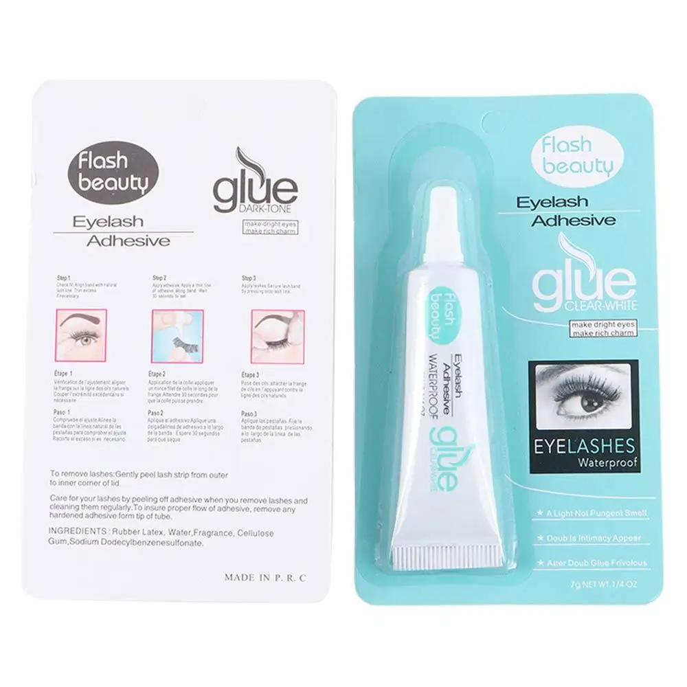 7g White Long Lasting Safe Moderate Strong Eye Makeup Tools Double Eyelid Glue Flase Eyelashes Glue Eyelash Adhesive