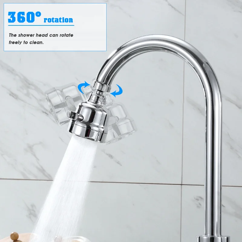 Universele 3 Modus Keuken Kraan Adapter Beluchter Douchekop Druk Thuis Waterbesparing Waskolf Splash Filter Tap Nozzle Connector