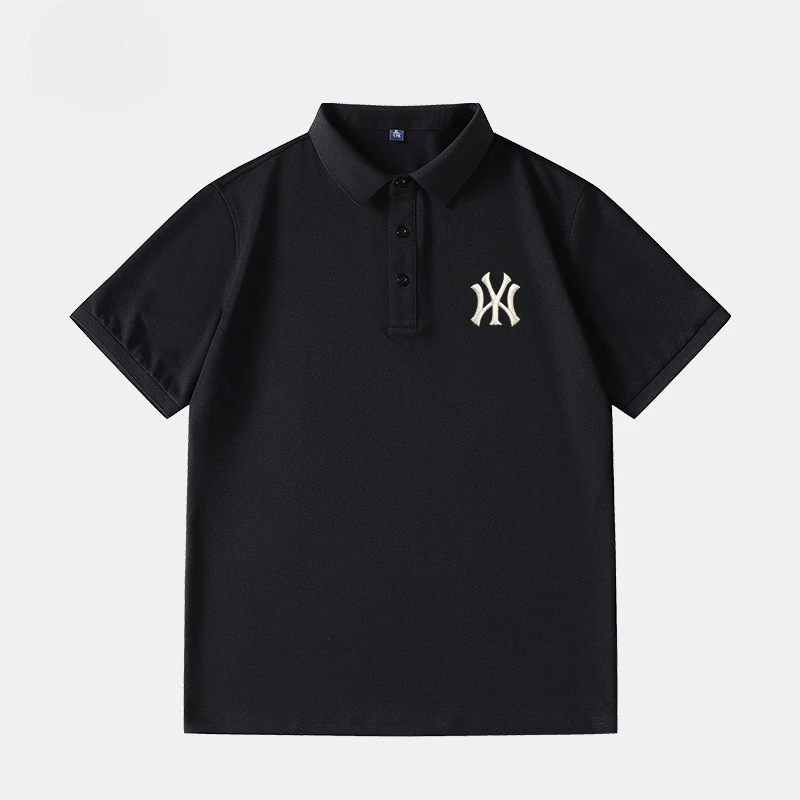 

Мужская и женская рубашка-поло с короткими рукавами для гольфа, женская летняя новая повседневная рубашка с плоскими свободными лацканами