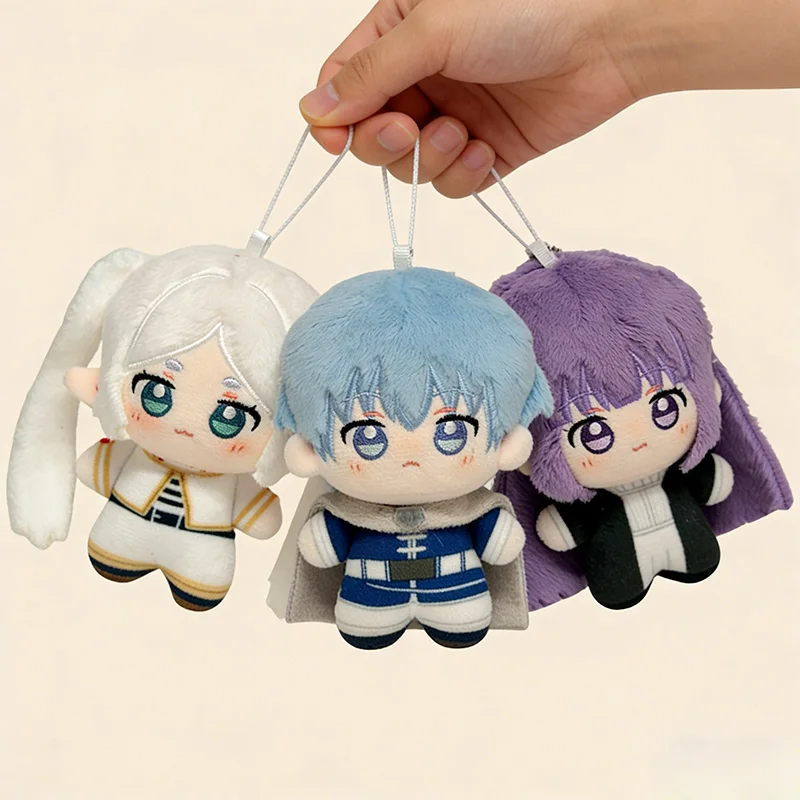 Anime Frieren Beyond Journey's End fan plush keychain 10cm plush pendant  soft plush bag charm children's birthday gift