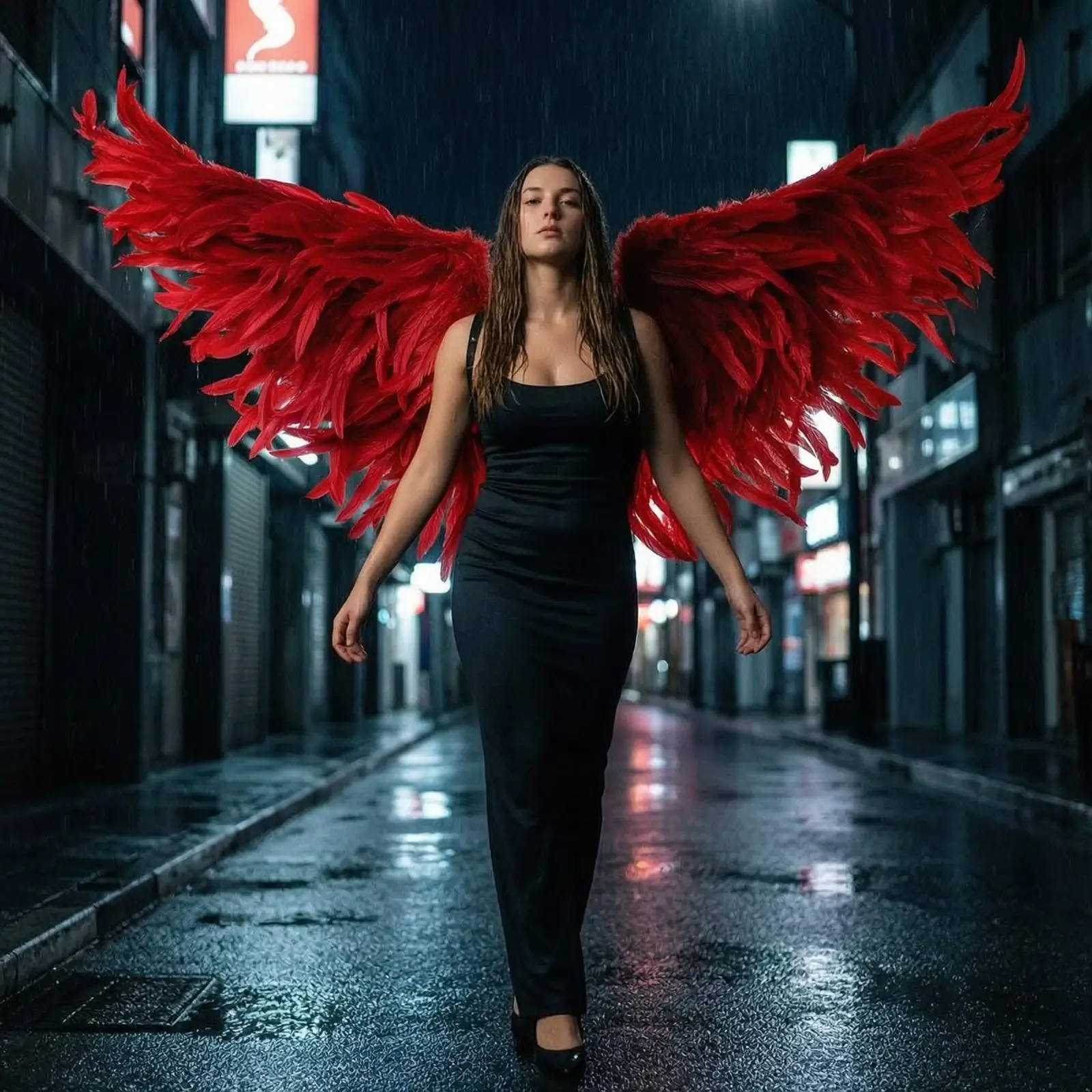 Feather Angel Wings for Adult Cosplay Costume Black Halloween Stage Performance Prop Large 140cm Shoulder Strap Dramatic