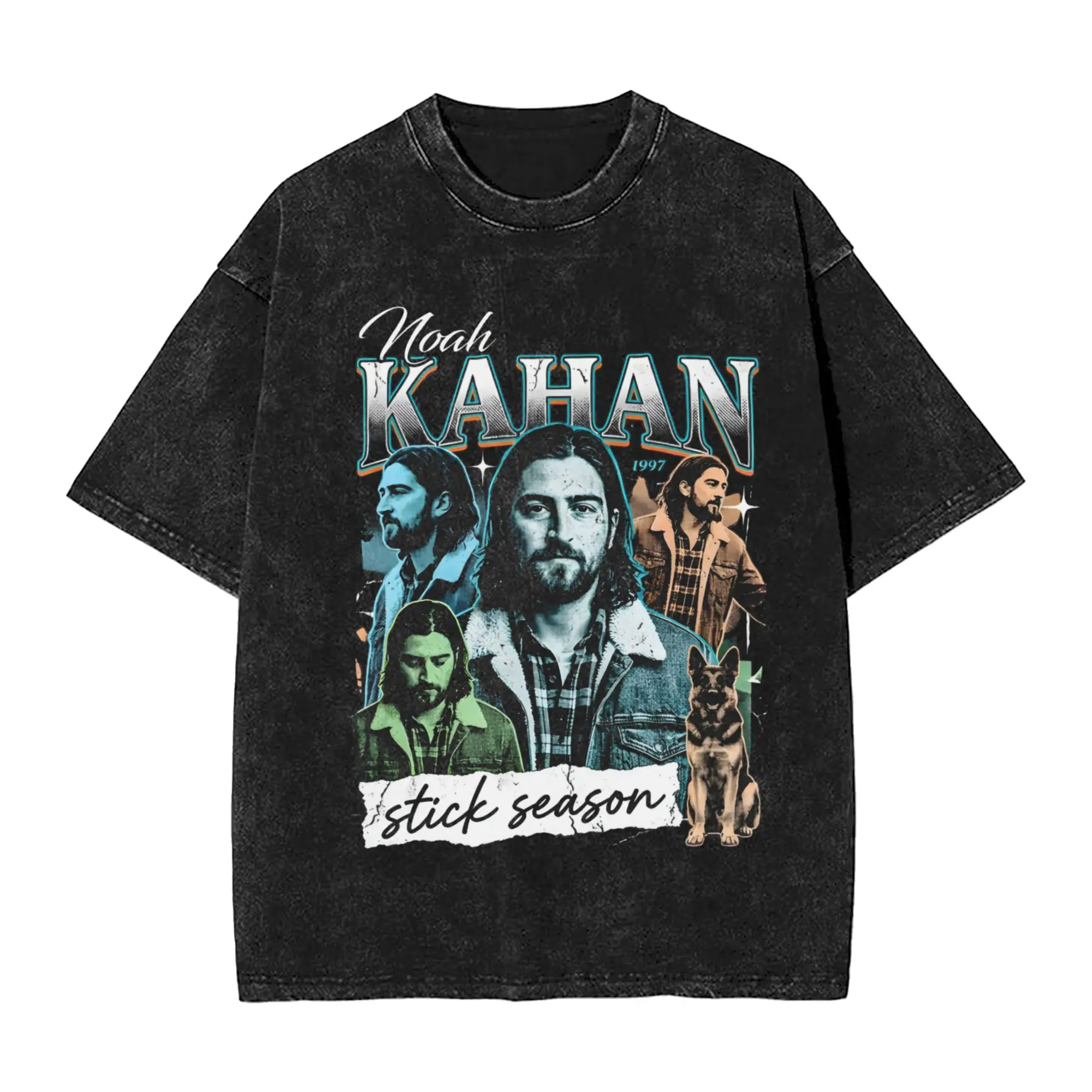 Graphic Printed Noahs Kahans The Great Divide Tour 2026  Washed Shirts Accessories Harajuku T-Shirts  Men Women Tee Shirt