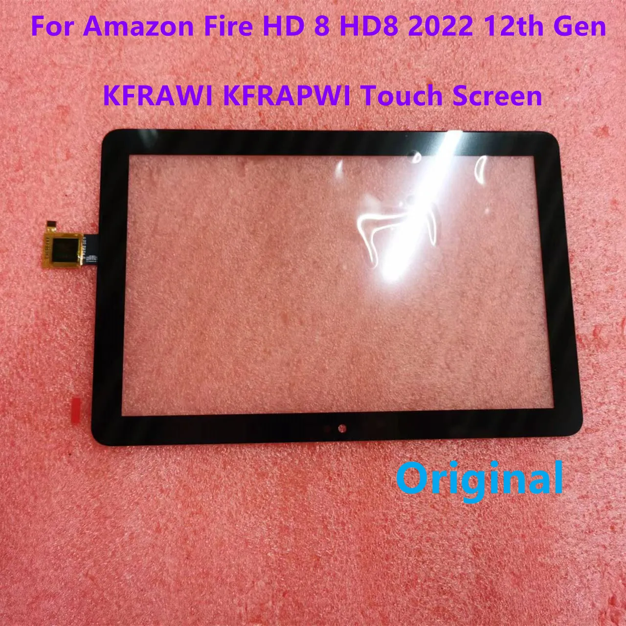 

New Original 8''Inch For Amazon Fire HD 8 HD8 2022 12th Gen KFRAWI KFRAPWI Touch Screen Digitizer Glass Panel Screen 100% Tested