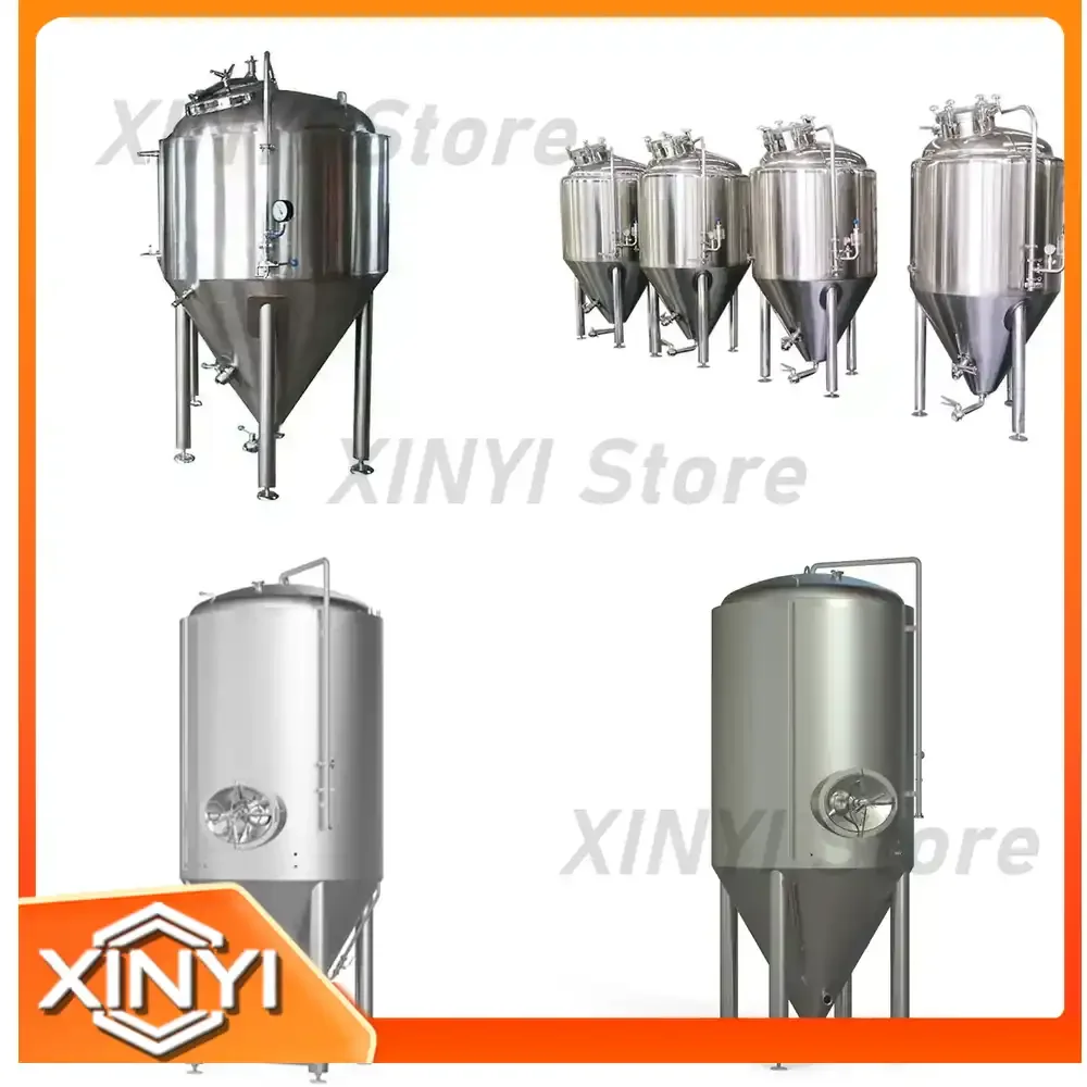 Sanitary Stainless Steel Conical Fermenter for Beer Brewing Equipment Fermentation Tank Homebrew Brewing Machinery Brewing