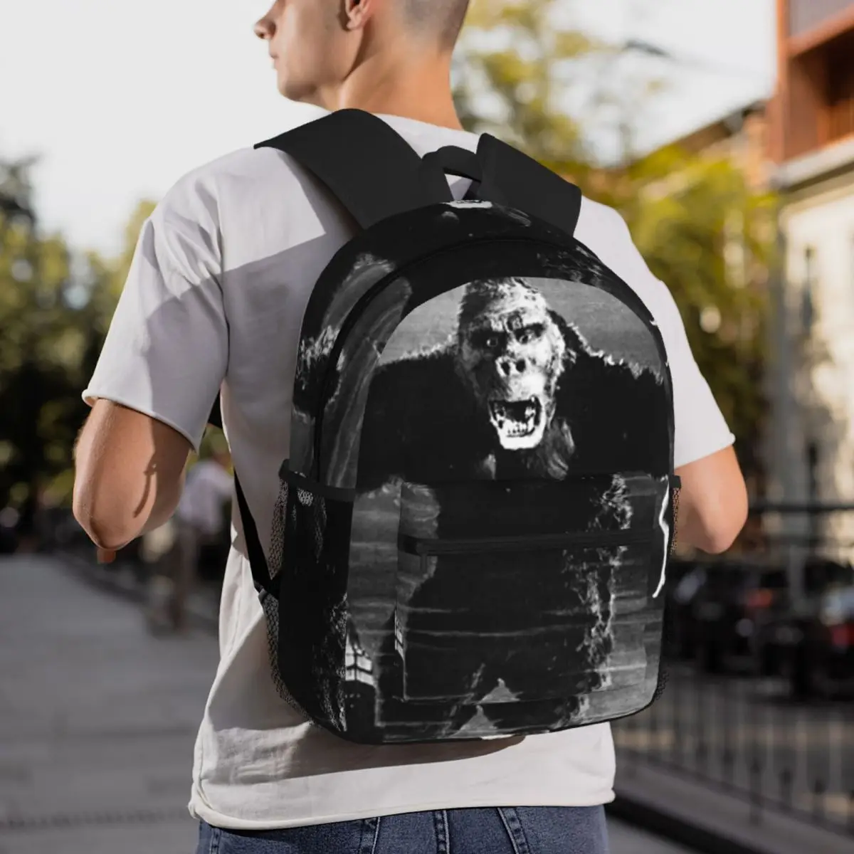 

King Kong A Legend Backpack Daypack Large Capacity Boys Girls BookBag School Bag Shoulder Bags for Men Women