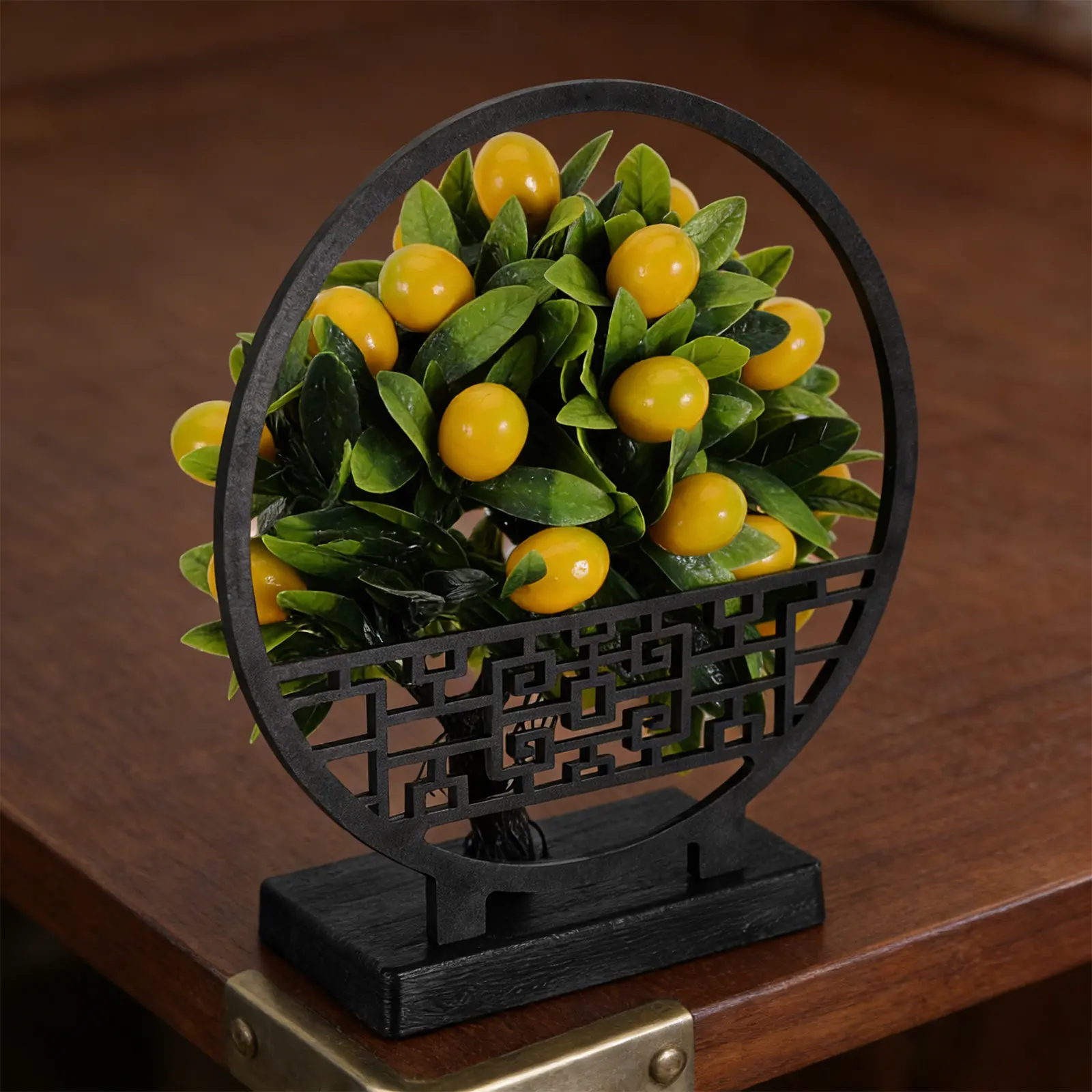 

Искусственное лимонное дерево в горшке, маленький бонсай, реалистичные искусственные цитрусовые плоды, декоративные растения для украшения дома, офиса, рабочего стола.