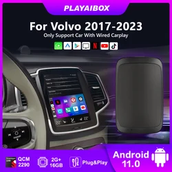 Play Ai Box Wireless Carplay Android Auto Android 11 Dla Youtube Netflix Dla Volvo XC90 S90 V90 XC60 S60 V60 XC40 C40 Recharge