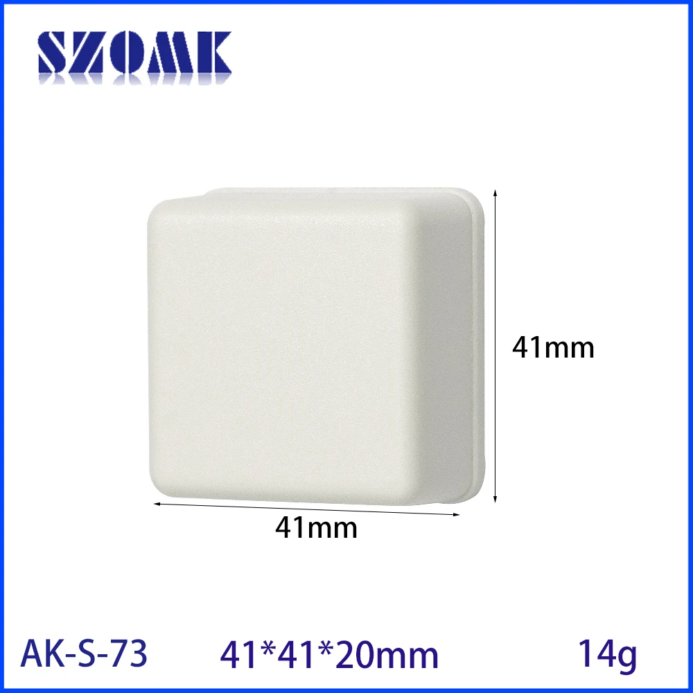 SZOMK ABS Case 41x41x20mm DIY Power Junction Box Electric Vehicle GPS Locator Plastic Junction Box Electronics Enclosure