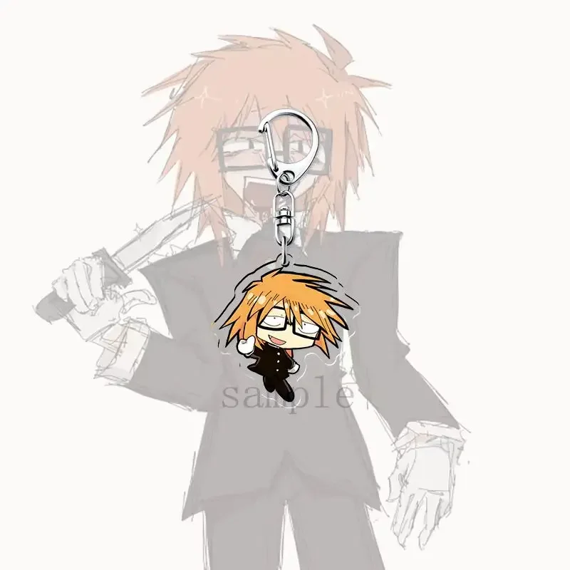 Ranfren Anime brelok do kluczy z motywem kreskówkowym akrylowy breloczek nyennyon smycz do telefonu tornister wisiorek akcesoria prezent
