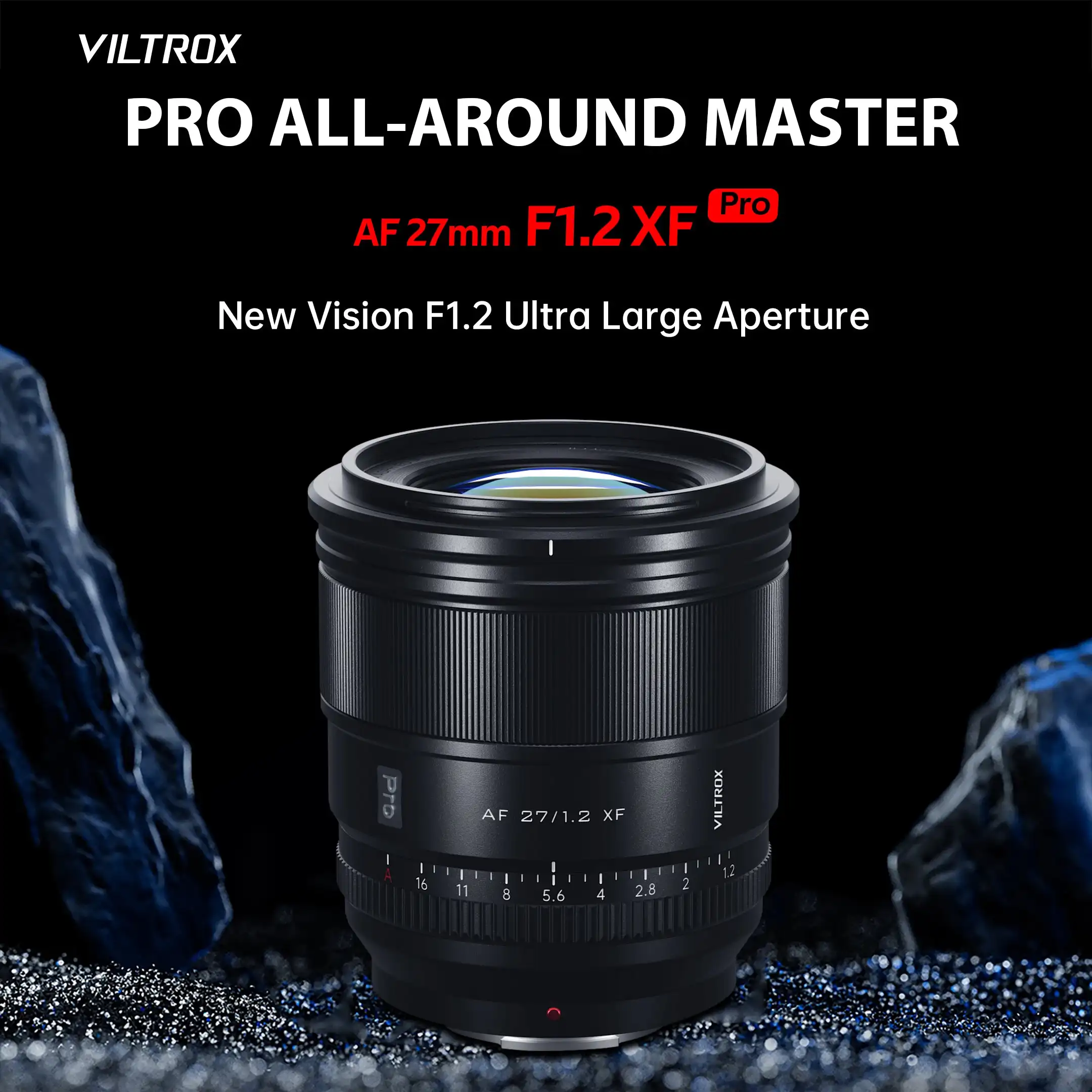 VILTROX 27mm 75mm F1.2 Pro for Fuji XF Camera Lens Ultra Large Aperture APS-C Prime Lens For FUJIFILM Sony E Nikon Z Camera