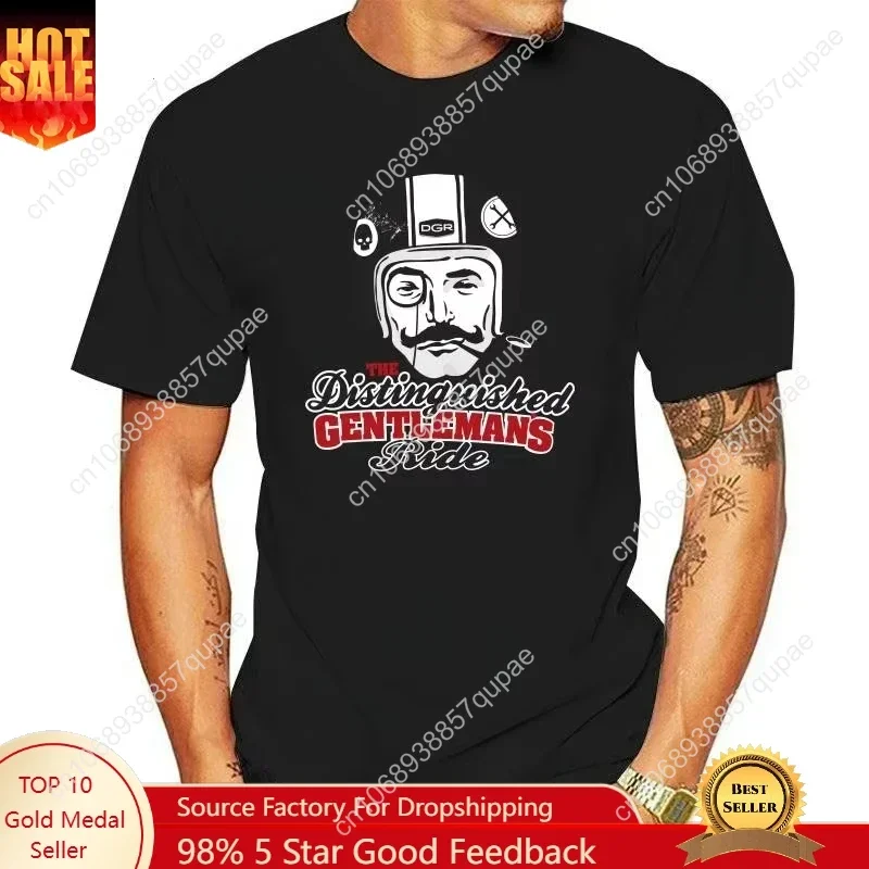 

Gentleman Ride Distinguished Cafe Racer Biker Extremel Respect Top Quality Man Clothing New Summer Cool Tee Shirt T-Shirt