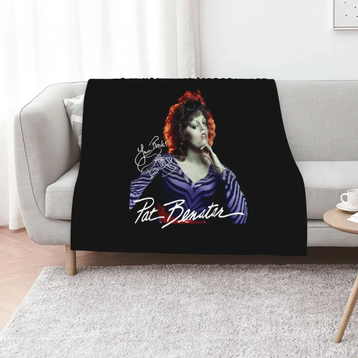 

Pat music Benatar 14 Throw Blanket manga For Decorative Sofa Kid'S Luxury Thicken Blankets