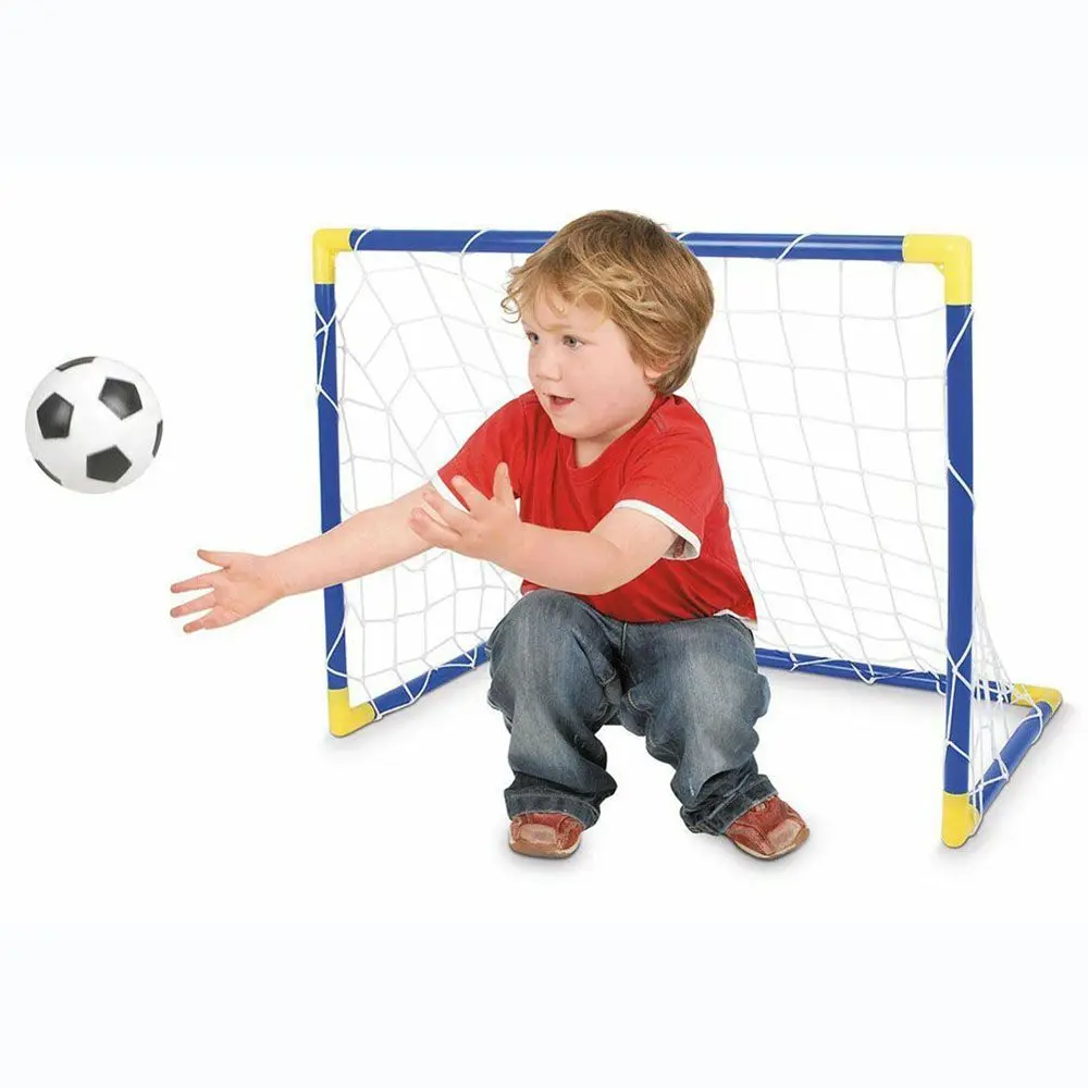 Mini Indoor with Pump Detachable Toys Soccer Football Outdoor Sport Soccer Goal Post