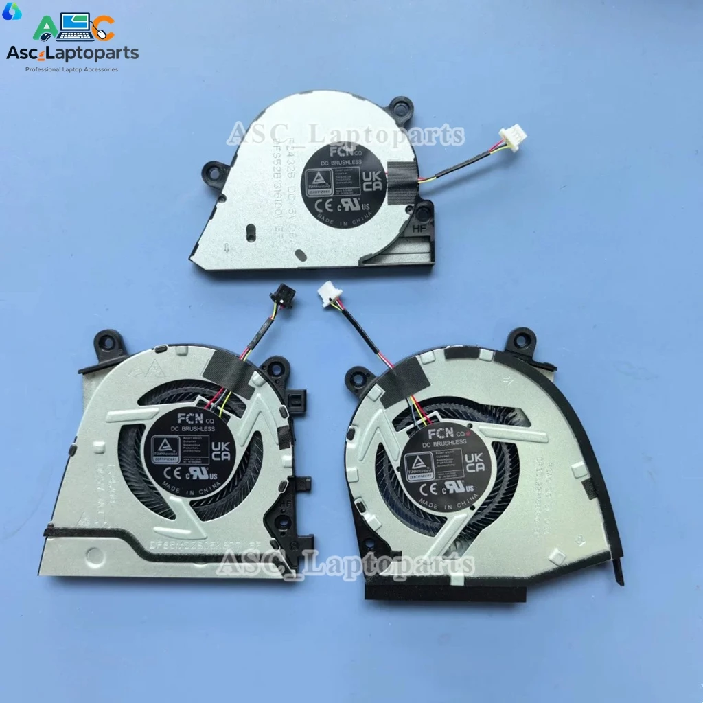 New For ASUS ROG Zephyrus 14 GA403 GA403W GA403WP GA403WP2025 CPU & GPU Cooling FAN 13NROLW0AP0201 13NR0HX0AP0201 13NR0LW0AP0401