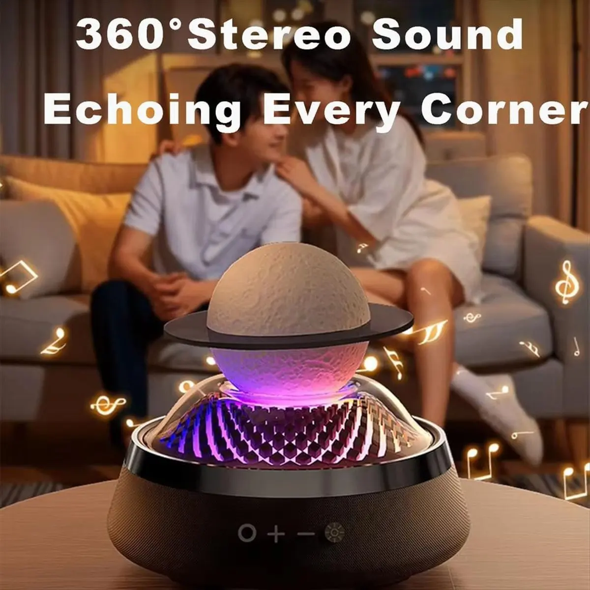 *A12R Bluetooth Speaker Large Volume Atmosphere Light Computer Desktop Gift Home Transparent Speaker