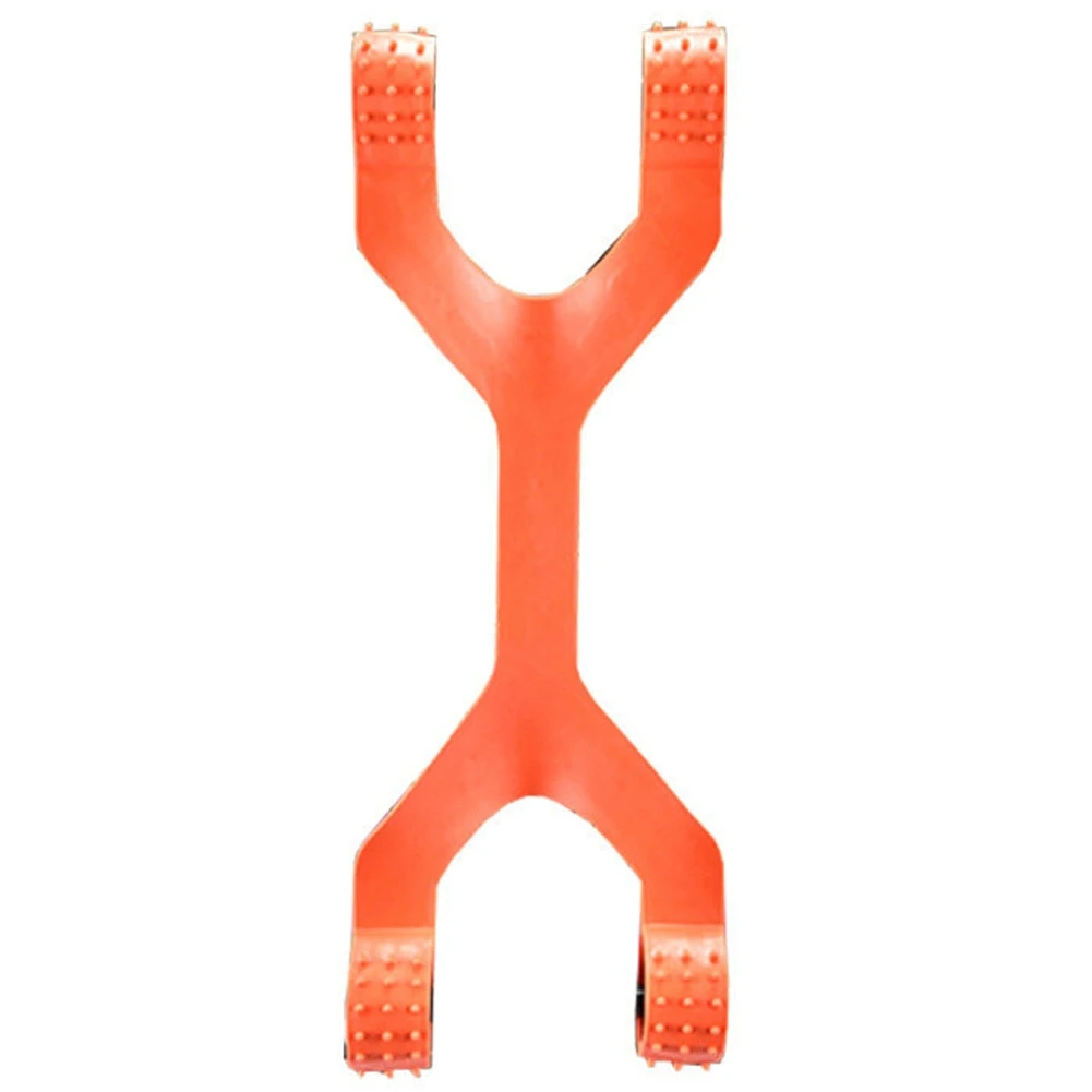 Skateboarding Jumping Bar Beginners Professional Board Double Warping Four Wheel Skateboard Springboard Assistant,Orange