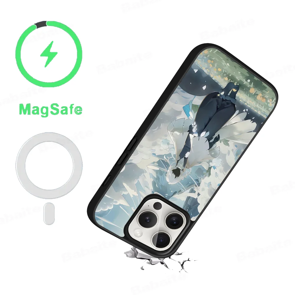 S-Sky C-Children of the L-Light Phone Case Magesafe Magnetic Wireless Charge Case For iPhone 16 12 13 14 15 Pro Max Plus Mini