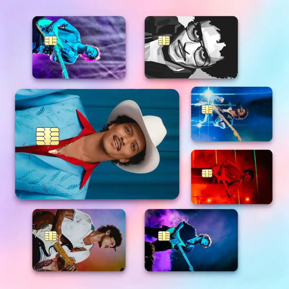 Singer-songwriter and pop artist B-Bruno M-Mars  Credit Card HD Stickers Small Chip Waterproof Sticker Game Card Decal Gift