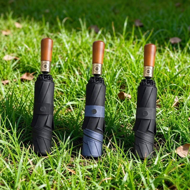 Jumbo Two Person Umbrella Automatic Open Close Reverse Black Coating Instant Dry Large Non Folding Rain Sun Daily Use 역방향 장우산