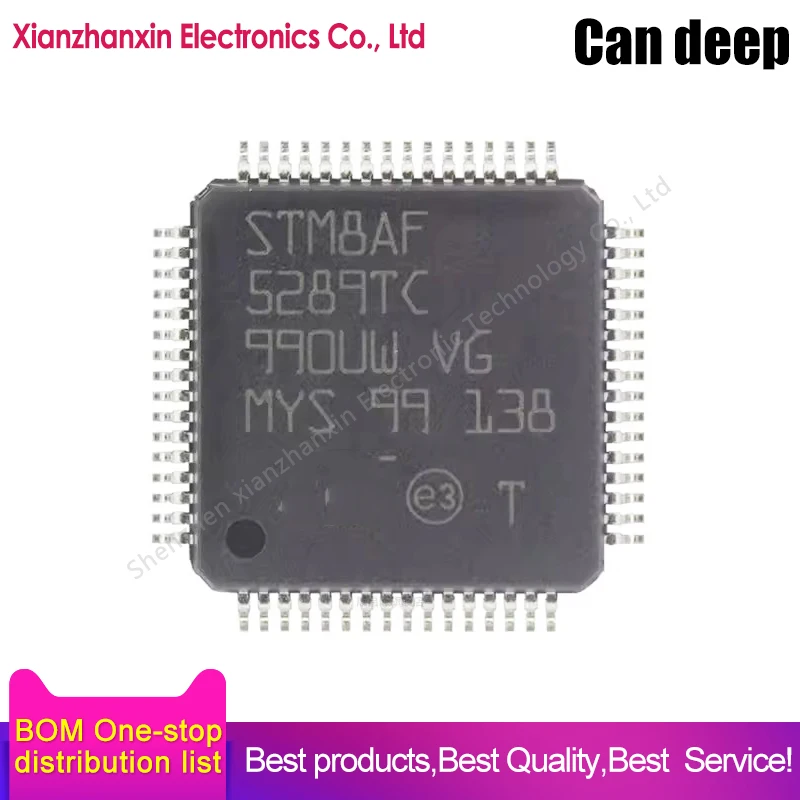 1PCS/LOT STM8AF5289TC STM8AF 5289TC LQFP64 8-bit microcontroller chip in stock