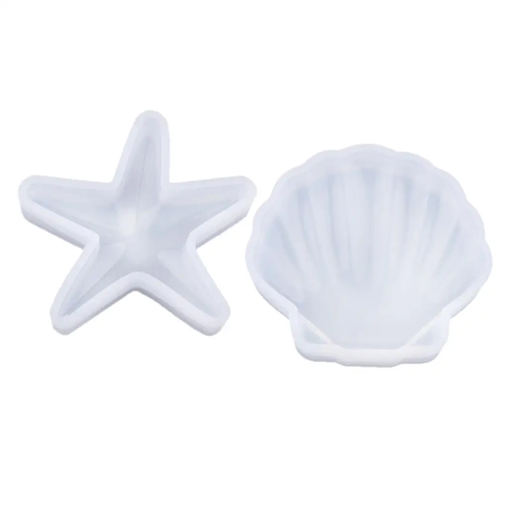 

Силиконовая форма с морской звездой, тема океана, лоток для украшения торта, силиконовые формы для поделок и изготовления ювелирных изделий своими руками