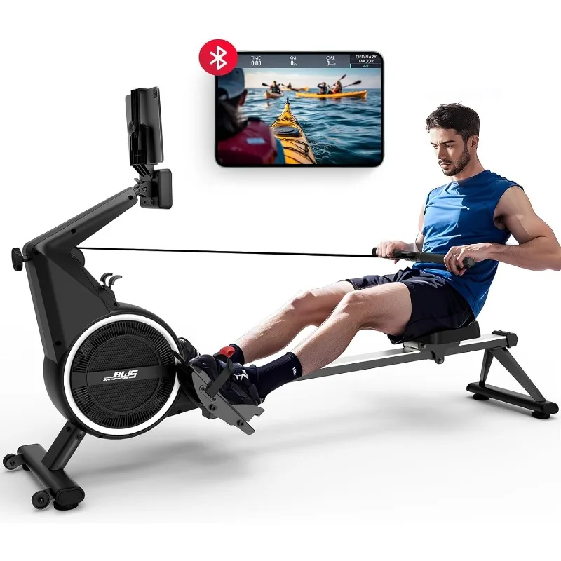 

Rowing Machines for Home BW5 Commercial Rower Machine Max Load 350LB 10-Level Resistance Easy Assembly Bluetooth LED Monitor
