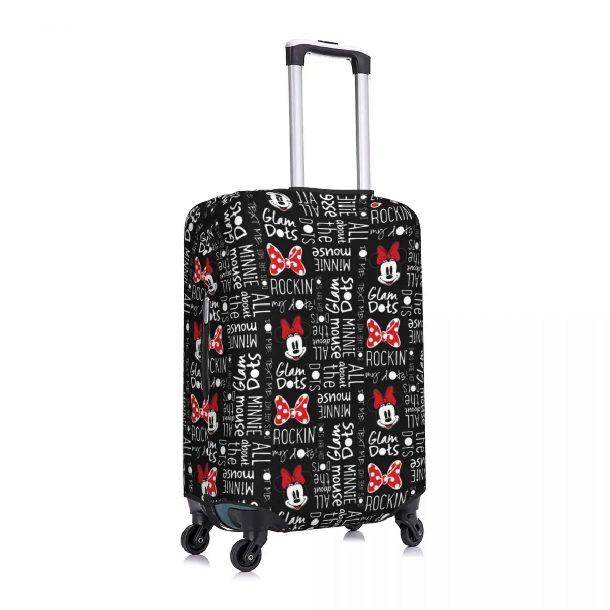 Mickey mouse proteção bagagem capa, mala de viagem engraçado, personalizado, 18 a 32 polegadas