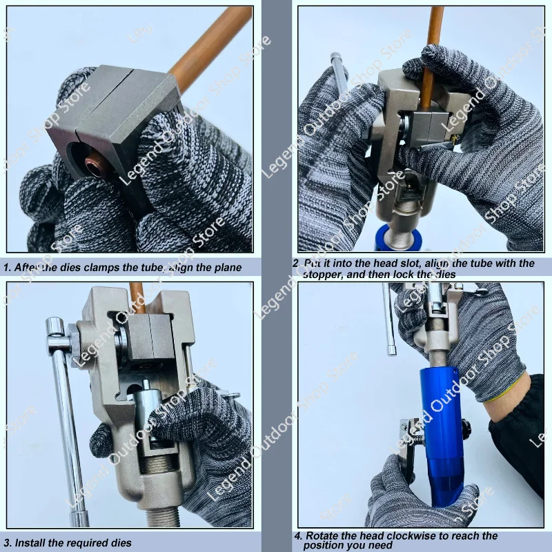 

UNIVERSAL HYDRAULIC FLARING TOOL SET IG-72485 WITH g TRANSMISSION COOLING LINE DIES AND ADAPTERS FOR BRAKE LINE