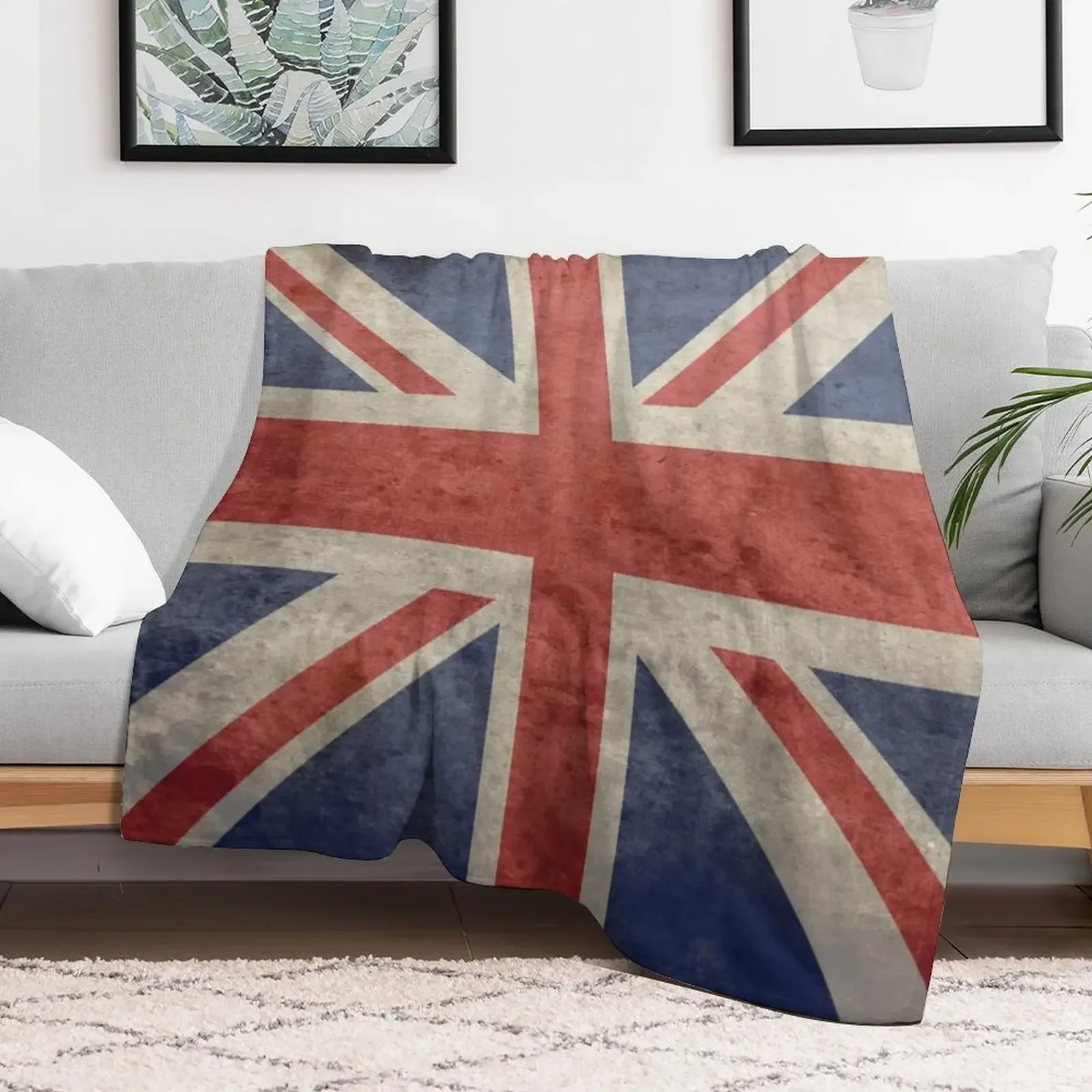 

Union Jack Bedspread Throw Blanket Flannel Sofas Hairys Blankets