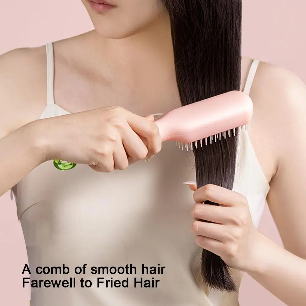 One-Pull Telescopic Comb Portable Scalp Massage Brush Self-Cleaning Anti-Static Hair Comb Magic Hair Brush Hairdressing Tools