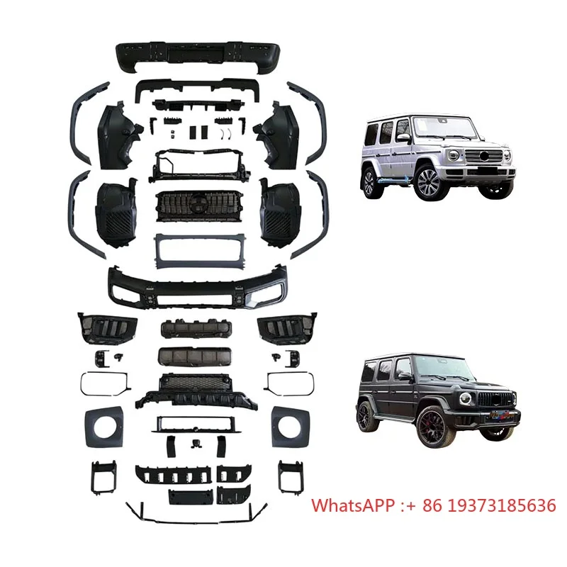 

G Wagon AMG Автомобильные решетки Передний бампер Bodykit Аксессуары для Mercedes Benz G Class W464 Обновление до 2025 W465 G63 Design Body Kit