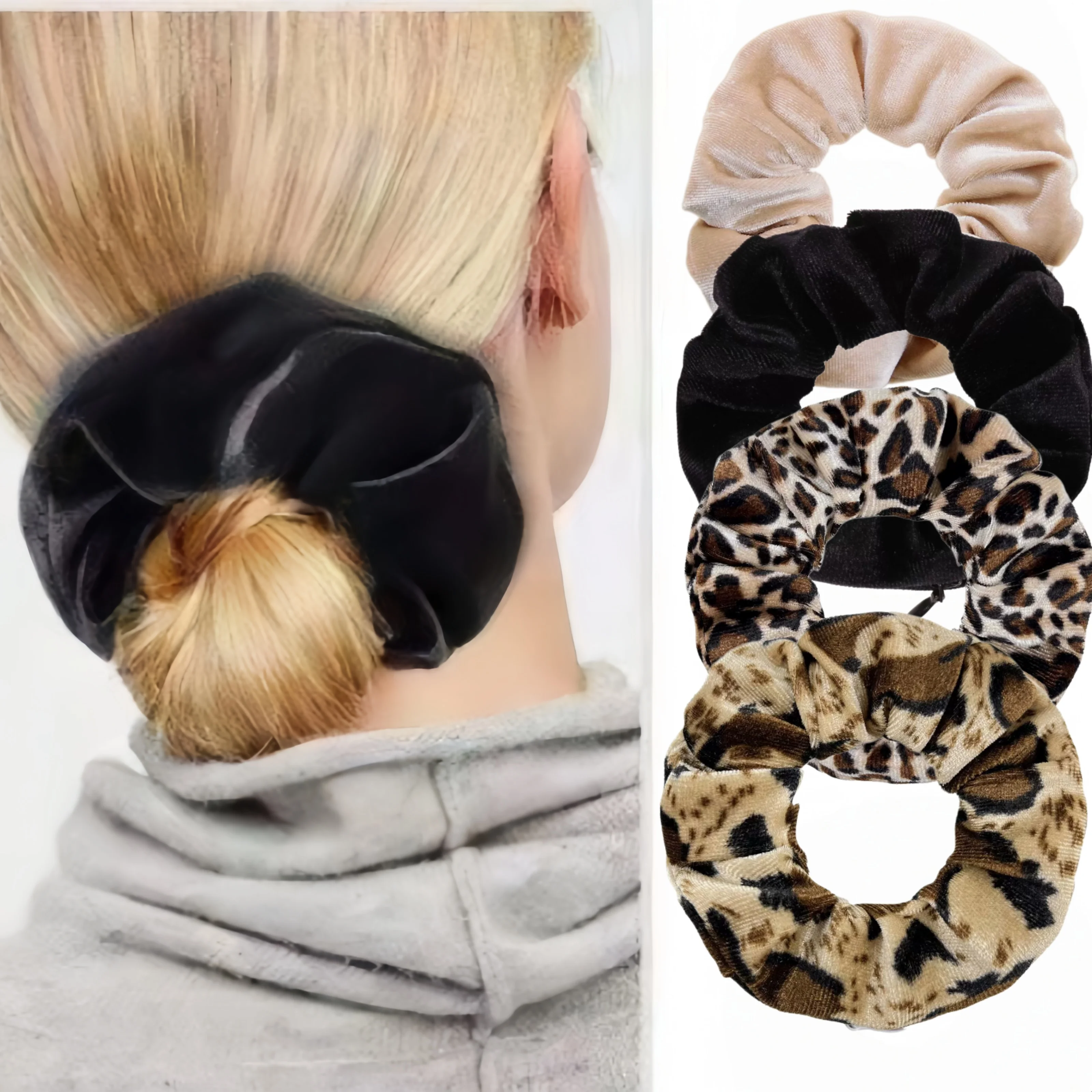 2Pcs Elastic Zipper Bracelet Coin Purse Multifunctional Wrist Pouch for Travel Running Outdoor Sports Women Daily Storage & Hair
