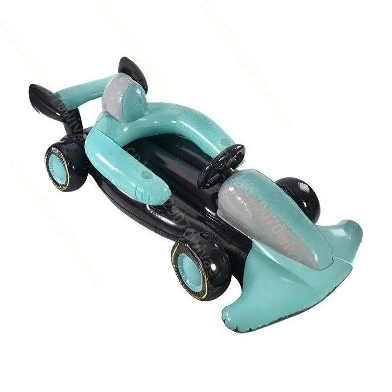 Inflatable racing car floating row large toy adult cartoon model PVCF1 seat