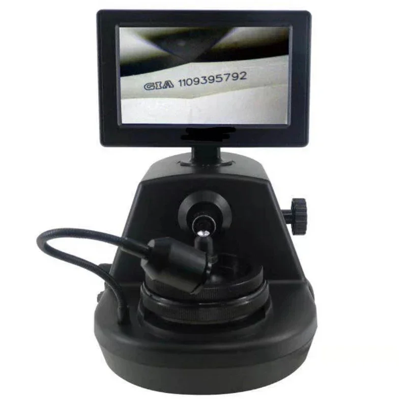 

Professional jewelry magnifying 150x digital 4.3 inch lcd screen diamond laser inscription reader machine girdle viewer