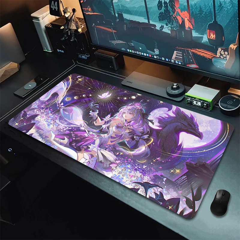 

Castorice Mouse Pad Honkai: Star Rail Large Gaming Mousepad XXL Game Professional Premium Locking Edge Mouse Mat Anime Table Mat