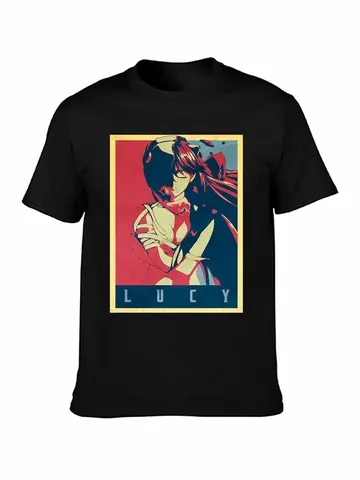 Men tshirt  Elfen Lied   Lucy Political   Anime Shirt   Elfen Lied   T Shirt Printed T-Shirt tees top