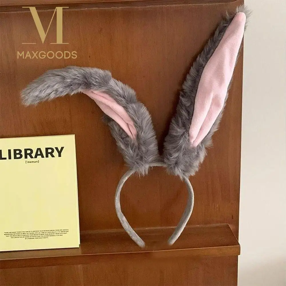 

Sweet Plush Rabbit Ears Headbands Cosplay Bunny Girl Cute Party Headwear Photo Prop Bunny Headband Bar Nightclub