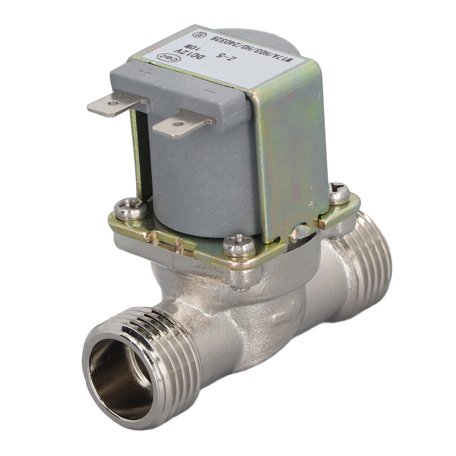 DC12V Electric Solenoid Valve G1/2 Inch Thread High Temperature Water Drain Valve for Dispenser Washing Machine Dishwasher