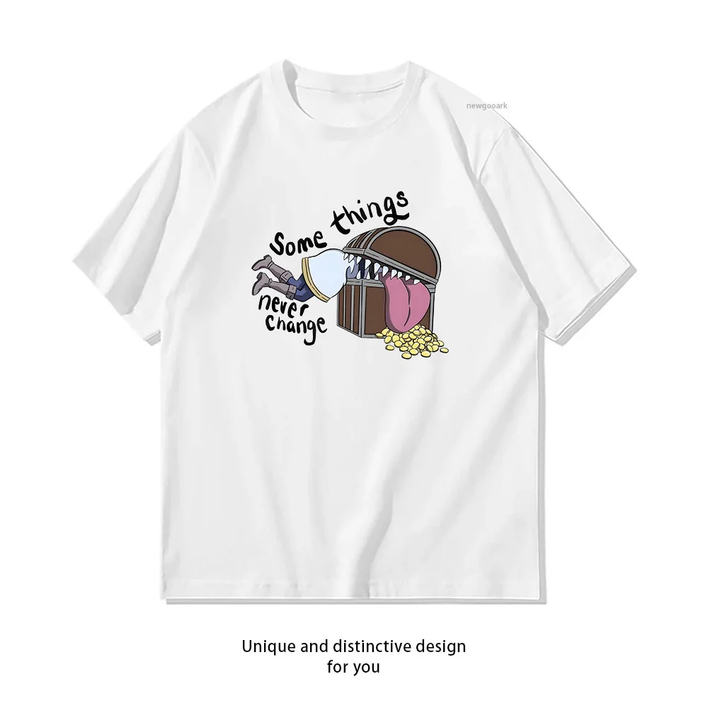 Einige Dinge ändern sich nie. Fantasy Magic Emotional Journey Manga Frieren T-Shirt Sommer Baumwolle Damen Herren Grafik-T-Shirts Erwachsene