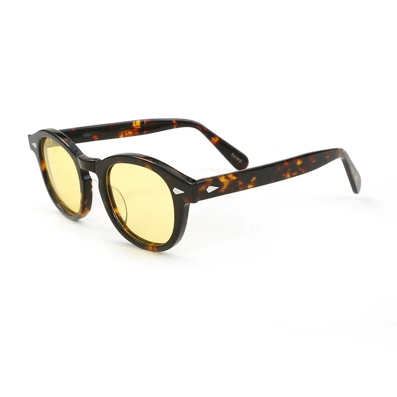 YPAY Johnny Depp polarisierte Sonnenbrille Männer Sonnenbrille Frau Luxusmarke Vintage Acetat Rahmen Brille 4