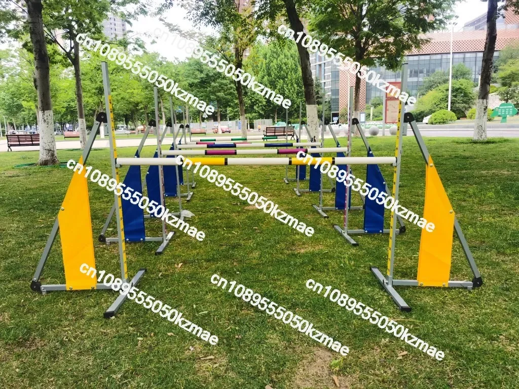 

Dog Agility Folding Jump Aluminum Hurdle Pet Training Equipment Agility Hurdles For Dogs--There is only one hurdle